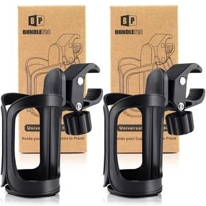 Pack Of 2 Stroller Cup Holders, Universal Drinks Holder For Bikes, stroller